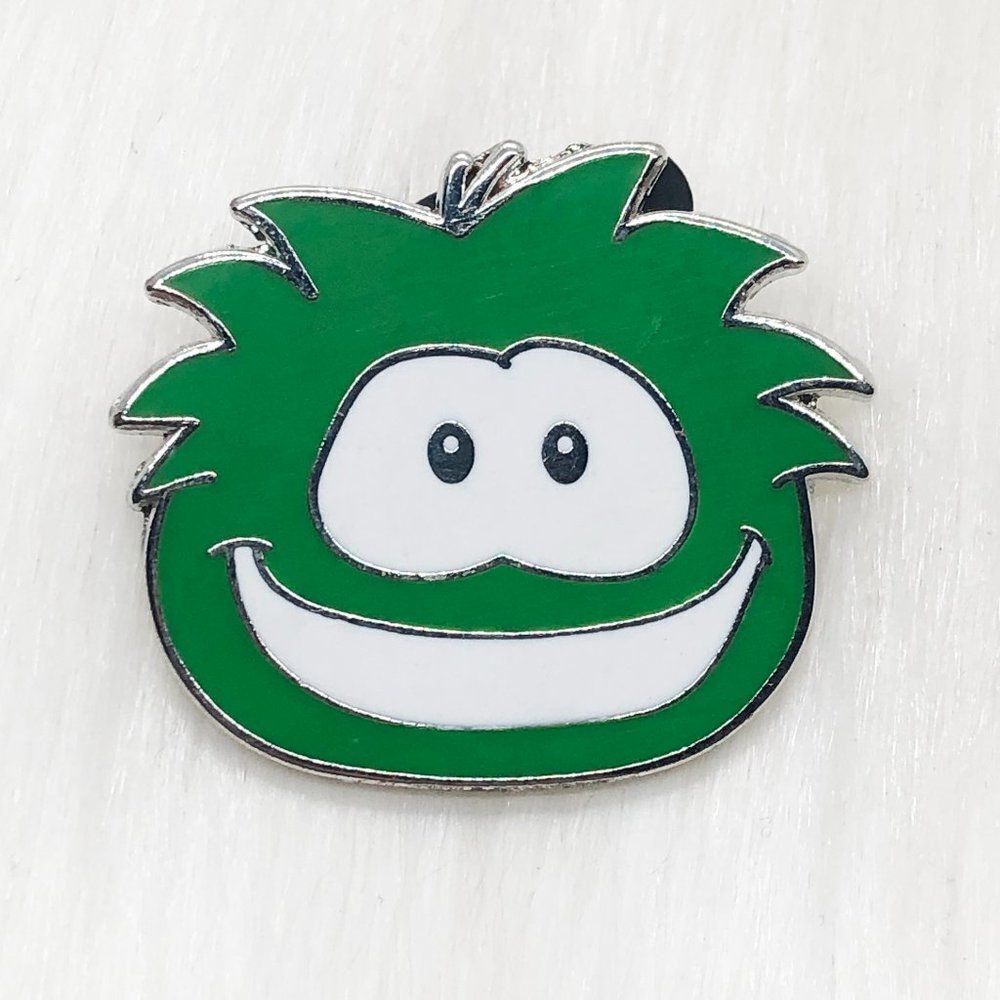 🔮 5/$25 Club Penguin Puffles Green Puffle Pin‎